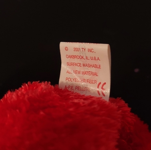 TY Beanie Baby Sizzle 2001 Bear - Picture 5 of 5